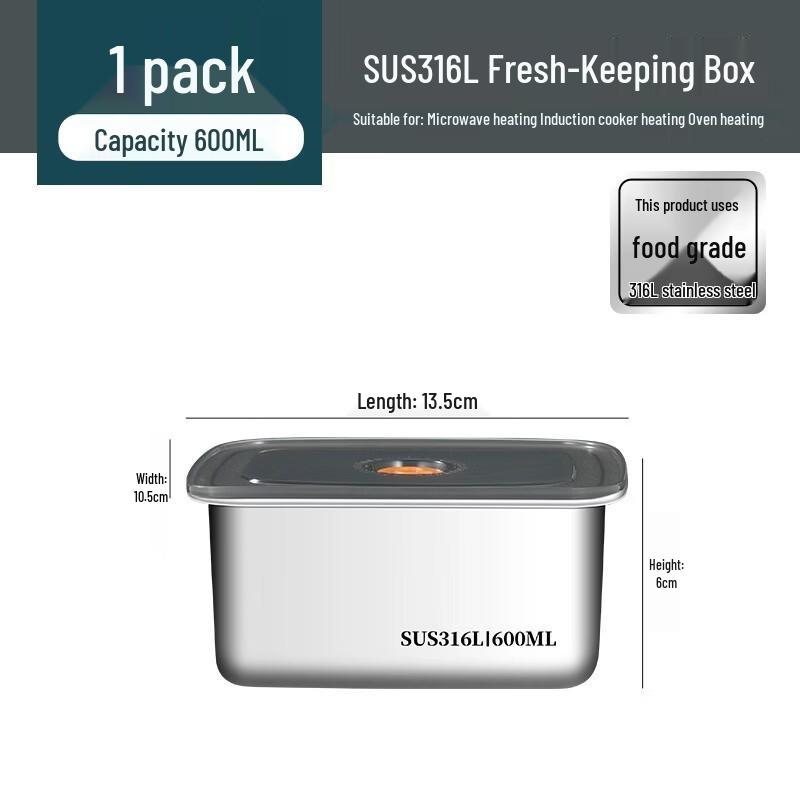 

Yi Ceng 316 Stainless Steel Food Storage Container