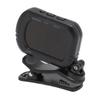 Clip On Guitar Tuner Black LCD Display A0 27.5Hz to C8 4186Hz Quick Response Violin Tuner for Bass U