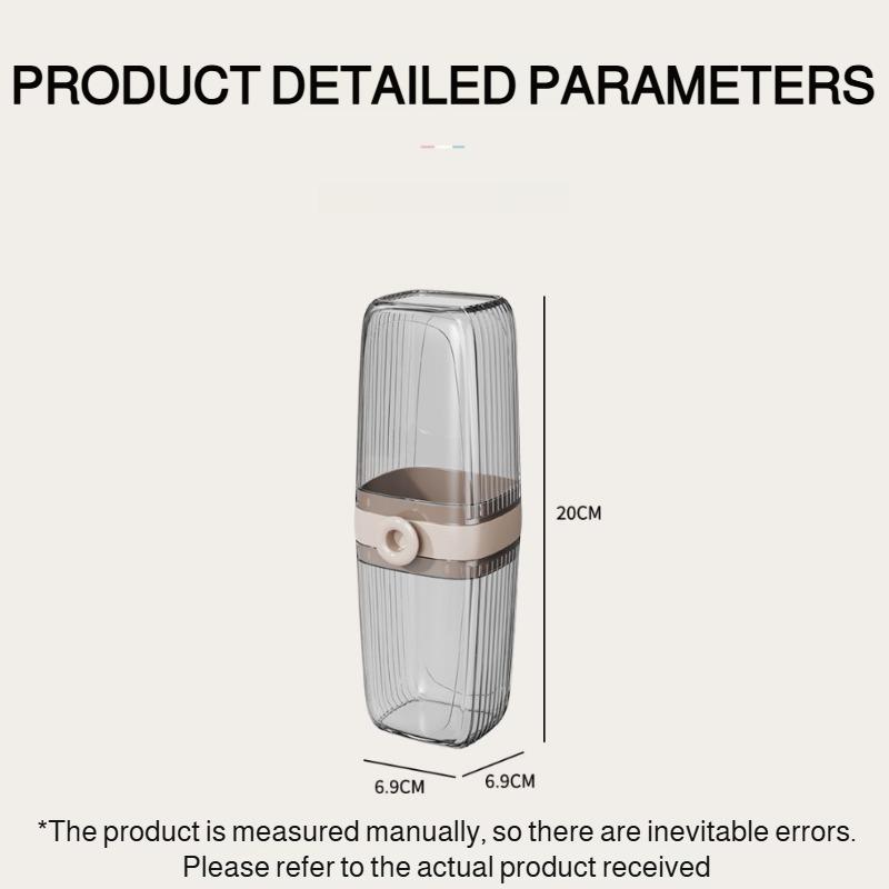 1pcs Household Travel Products Transparent Travel Toothbrush Case Wash Cup Toothware Organizer