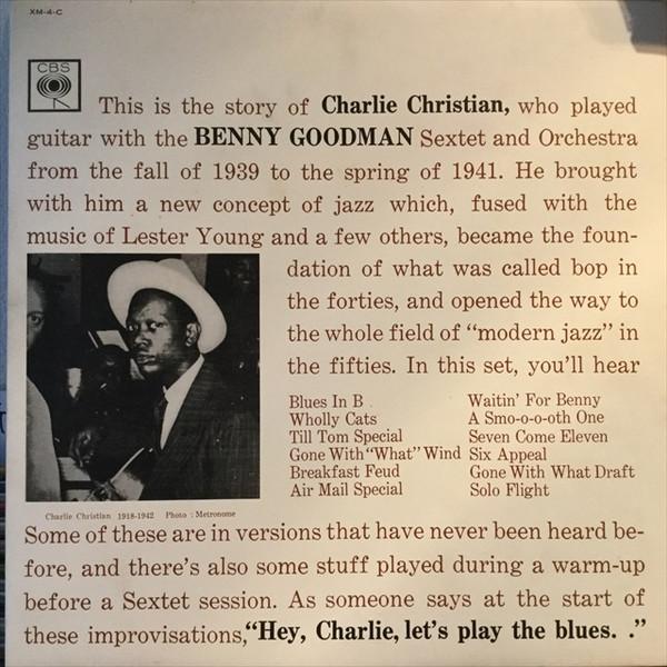 

LP Record CHARLIE CHRISTIAN With The Benny Goodman Sextet And O XM4C CBS 1966 Japan Jazz Used
