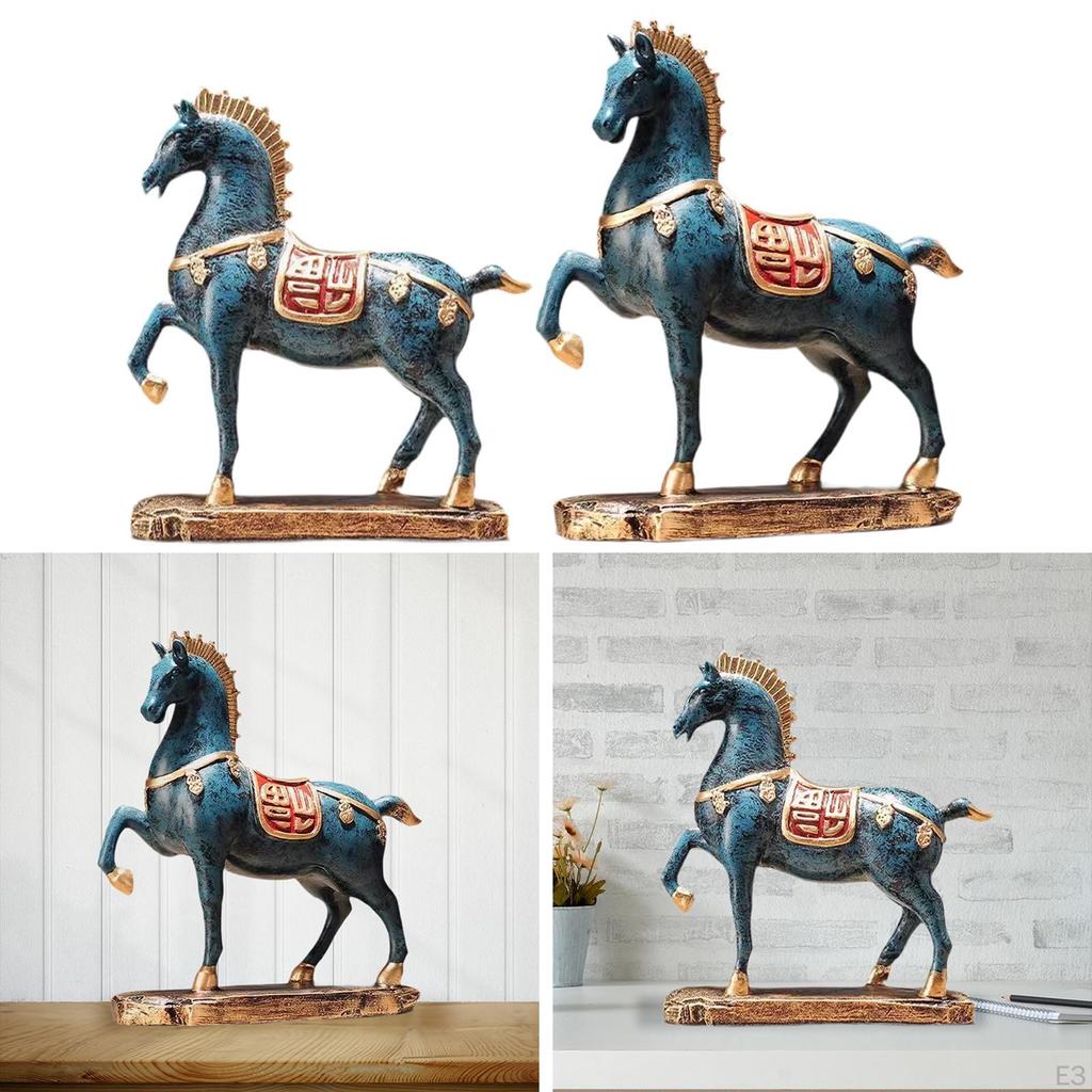Collectible Horse Statue for Living Room and Bedroom Use