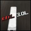 Car displacement tail label 1.8L2.3L2.4L3.0L4.0L5.7L metal displacement car sticker, body sticker