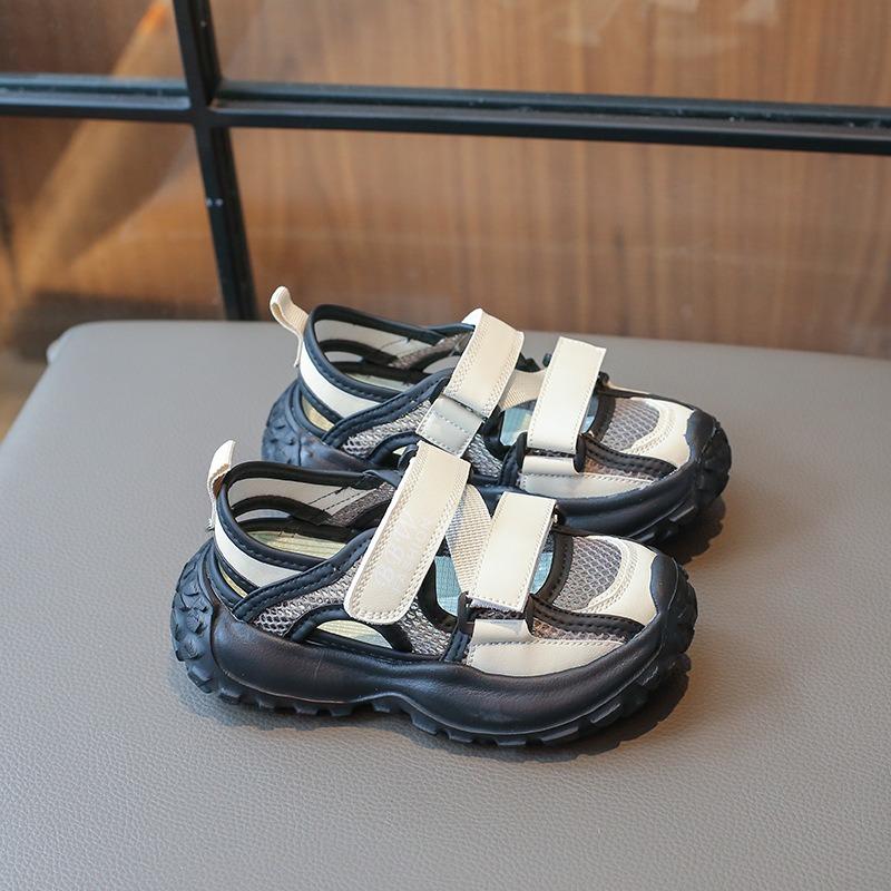 Boys & Girls' Sport Sandals Children's Closed-Toe Hollow Mesh Shoes for Toddlers & Youth Casual Soft Comfortable Kids Shoes