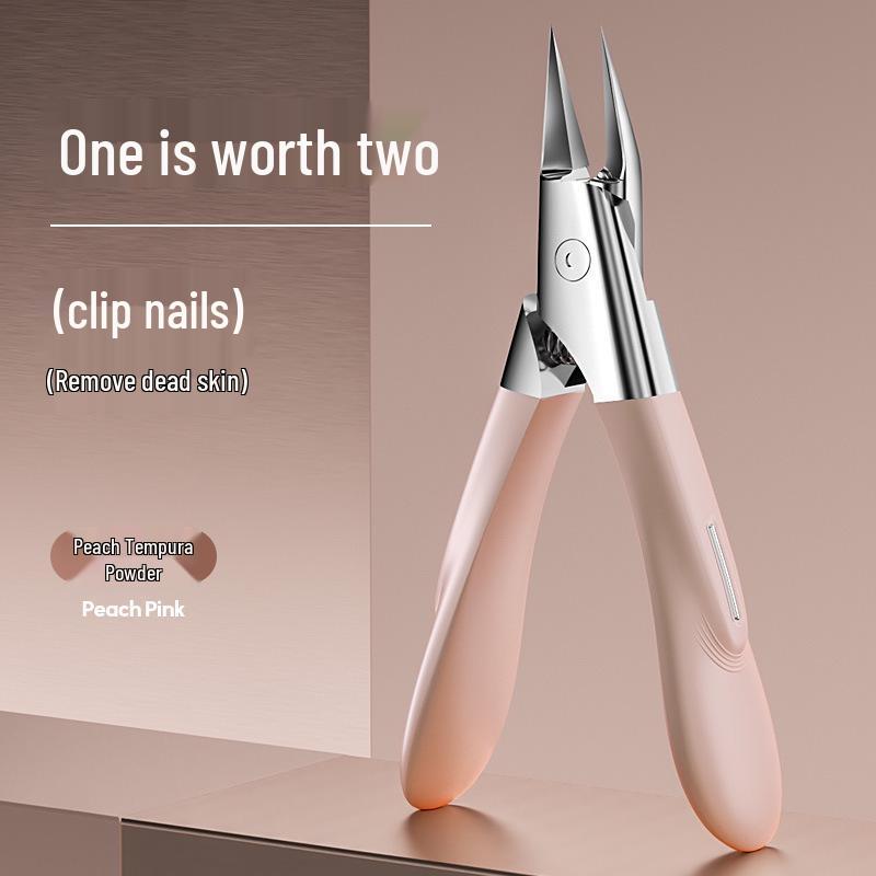 Multi-Functional Angled Stainless Steel Ingrown Nail Pliers for Thick Toenails