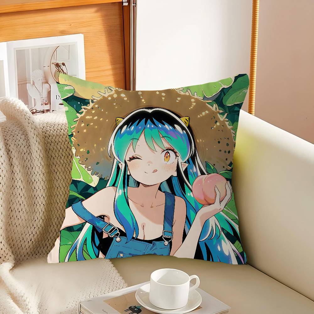 U-Urusei Yatsura Personalized Pillow Dust Cover Bedroom Kids Party Decoration Pillowcase Birthday Children Gift