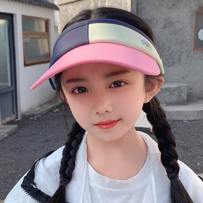 Children'S Sun Protection Hat Uv Protection Sun Hat Boys And Girls Outdoor Sports Parent-Child Empty Top Sun Hat