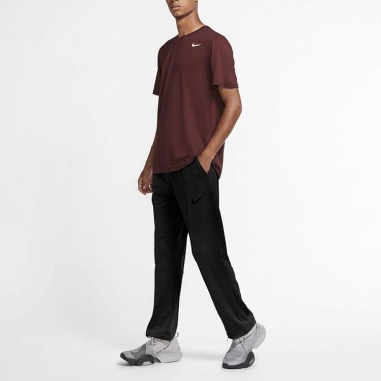 Nike Dri-Fit Fleece Training Pants Men Bottoms Black CU4950-010