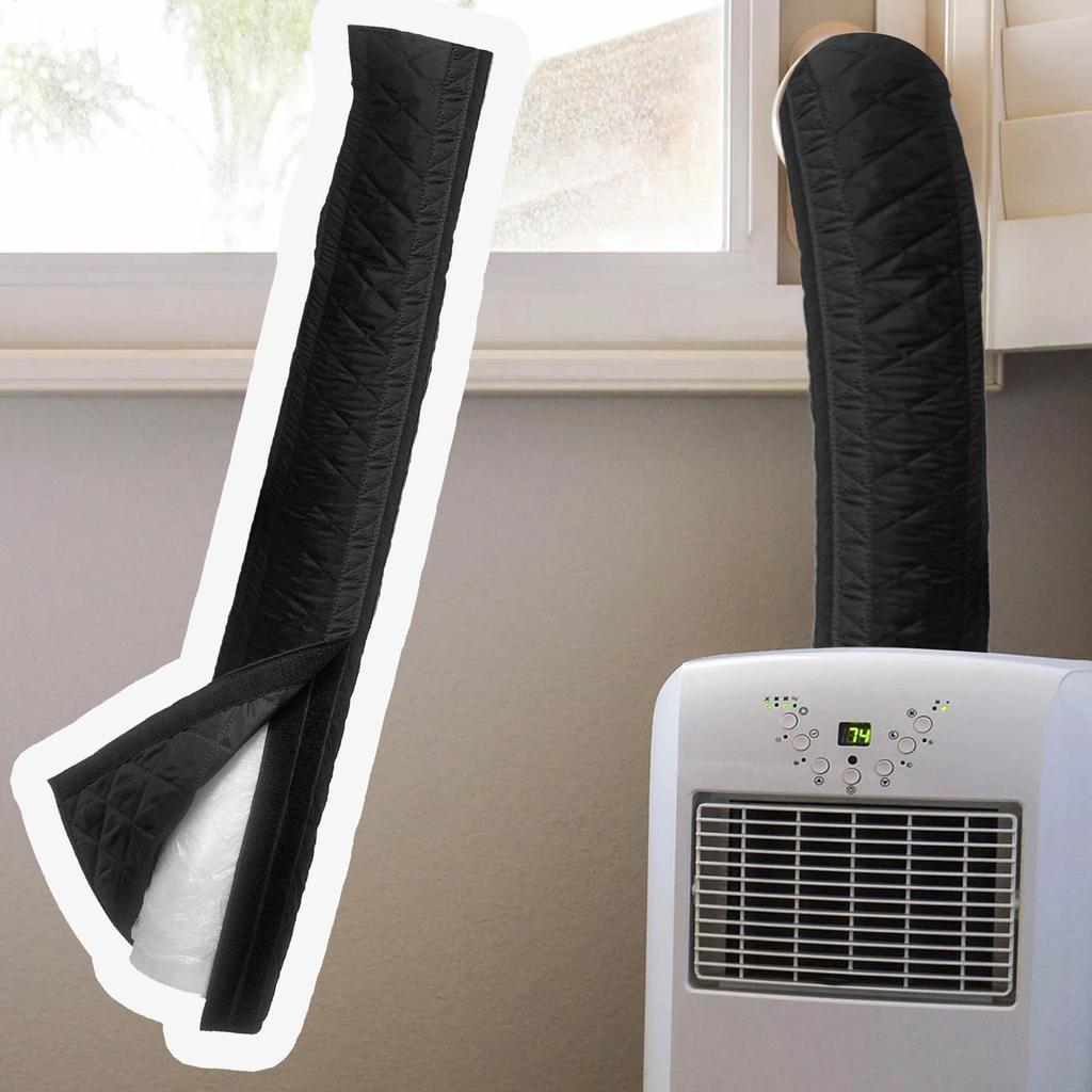 AC Hose Insulation Sleeve Air Conditioner Pipe Cover Fits 5 Inch 5.9 Inch Diameter Exhaust Hoses Easy Installation AC Duct