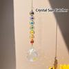 1PC Colorful Crystal Suncatcher Ball Rainbow Maker Prism Memorial Crystal Window Suncatcher for Family Home Gift Decoration