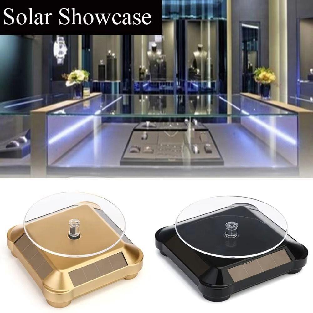 Bracelet Necklace Solar Jewelry Display Stand Rotating Display Stand  Hobby Collection