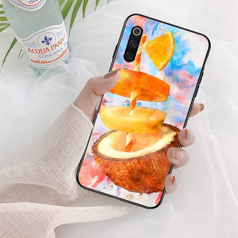 

Летний кокосовый чехол для телефона для Xiaomi mi 5 6 8 9 10 lite pro SE Mix 2s 3 F1 Max2 3 Redmi 5