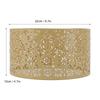 Simple Iron Lampshade Geometric Pattern Medium Size Chandelier Lamp Shades Lamp Cover Bedroom