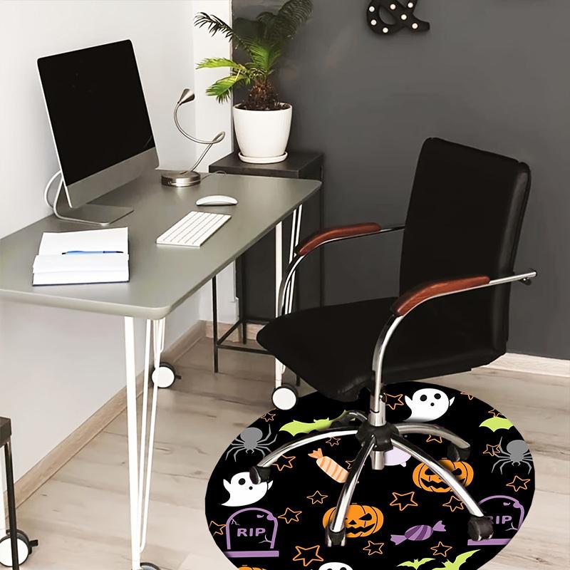 1pc Office Carpet Chair Mats Halloween Party Decorations Perfect for Decorating Office Chairss, Or Bedrooms.YDT382