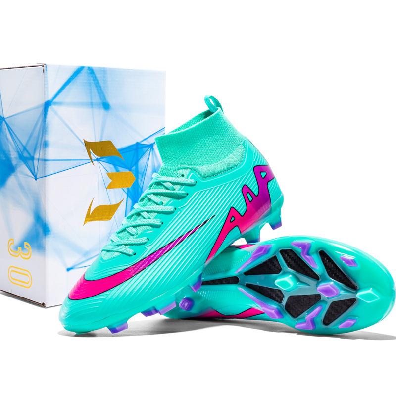 Pei trains a high-top football shoe with broken European Cup Mba spikes, competition shoes 2025 spikes, and the price is excellent.