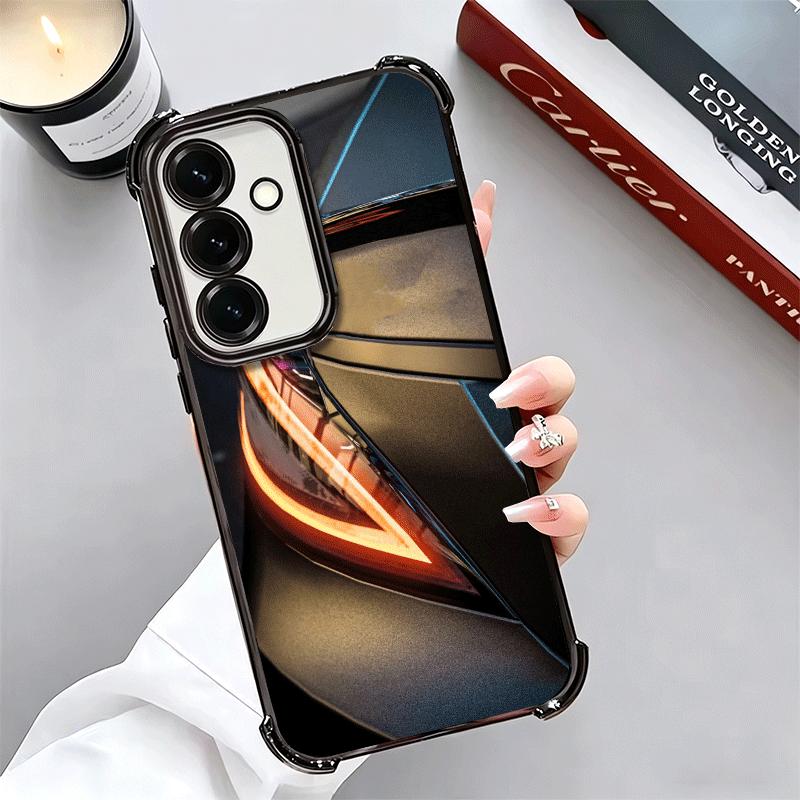 Sports Car Cool Taillight Soft Phone Case For Samsung A17 A27 A07 A37 A57 A16 A56 A15 A55 A14 A54 A13 A53 A26 A36 A25 A35 A24 A3