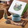 Gradient Color Matcha Bowl Ceramic Japanese Tea Cup New Matcha Whisk Holder  Tea Lovers