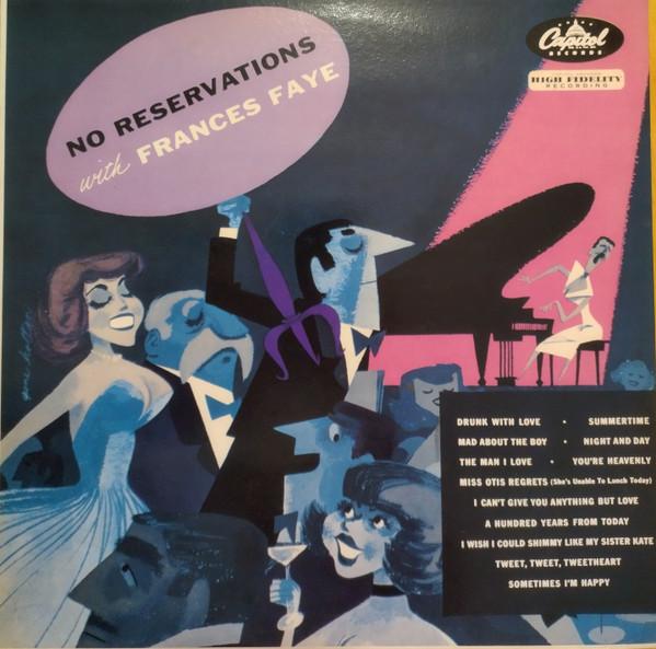 

LP Record FRANCES FAYE - No Reservations 1565491 CAPITOL 1985 France Jazz Used
