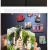 3D City Travel Souvenir Magnets: European and Global Regions