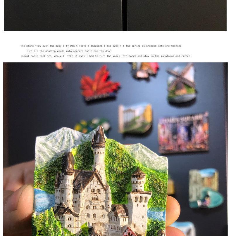 3D City Travel Souvenir Magnets: European and Global Regions
