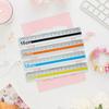 15cm Lightweight Aluminum Measuring Tool With Anti Scratch Surfaces Easy To Read Marking Straight Ruler Ideal For Students