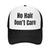 No Hair Don’t Care Baseball Cap Anime Hat Men Big Size Hat Men Caps Women's