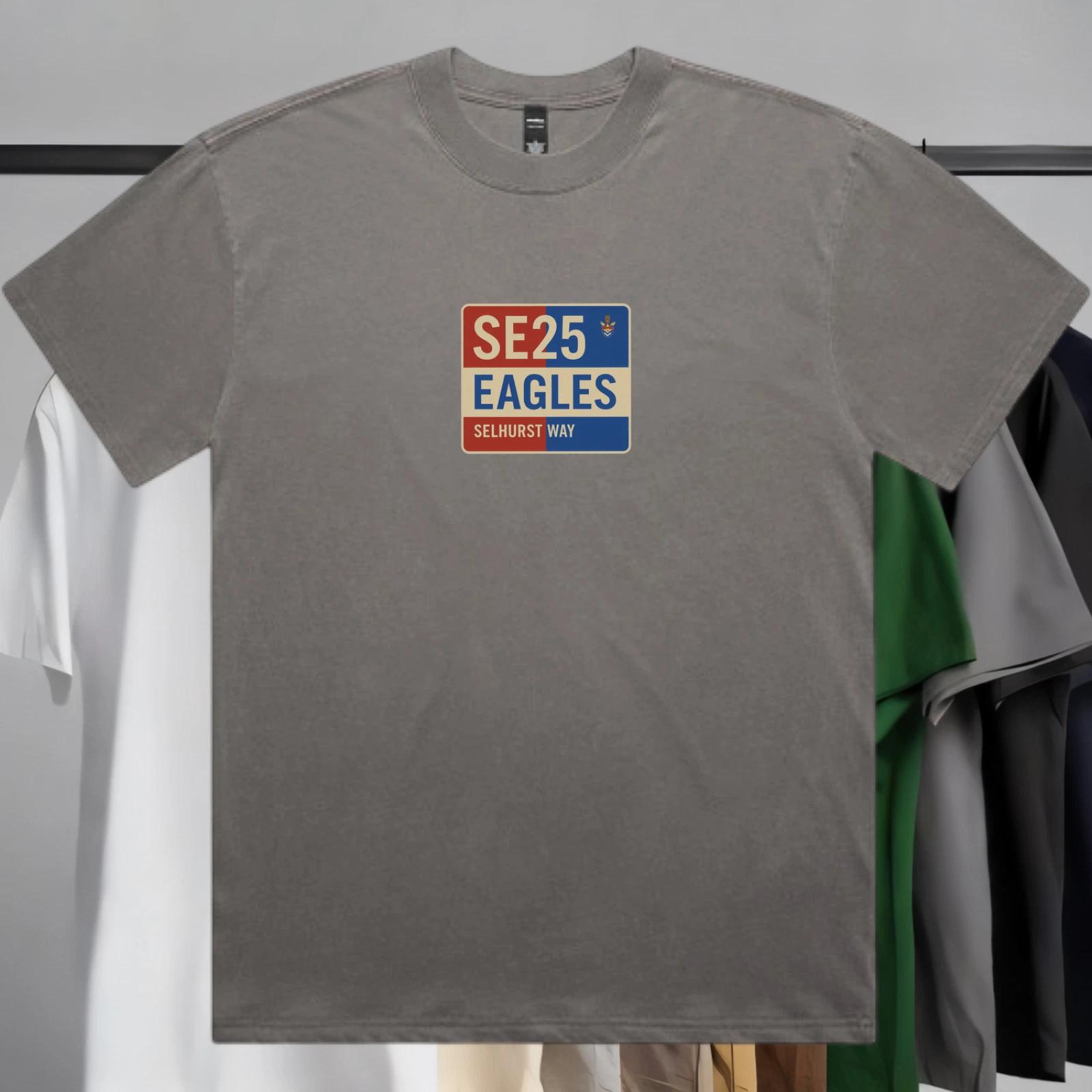 Crystal Palace FC T-Shirt SE25 Eagles Selhurst Way Logo Shirt S