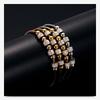 6MM Full Diamond Adjustable Titanium Steel Bracelet - Trendy and Versatile Unisex Fashion