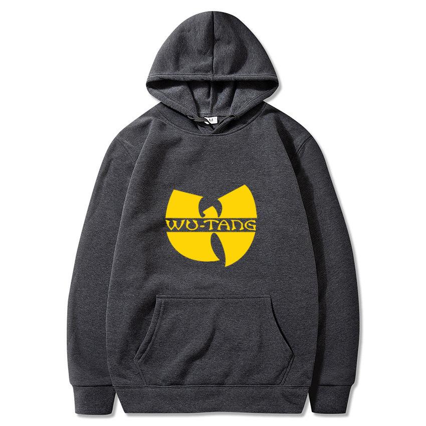 Popular sweater men's and women's autumn and winter animation periphery Wu-Tang hooded pullover a hair