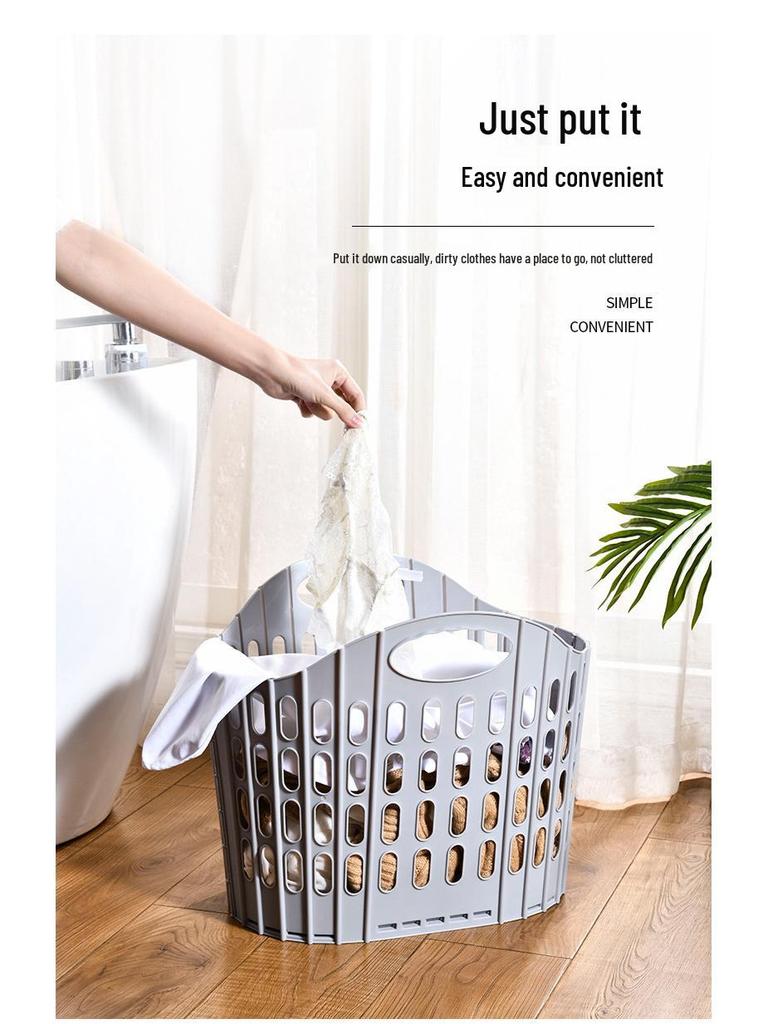 Cross-Border Hot-Selling Dirty Clothes Basket for Cloakroom, Bedroom, or Living Room