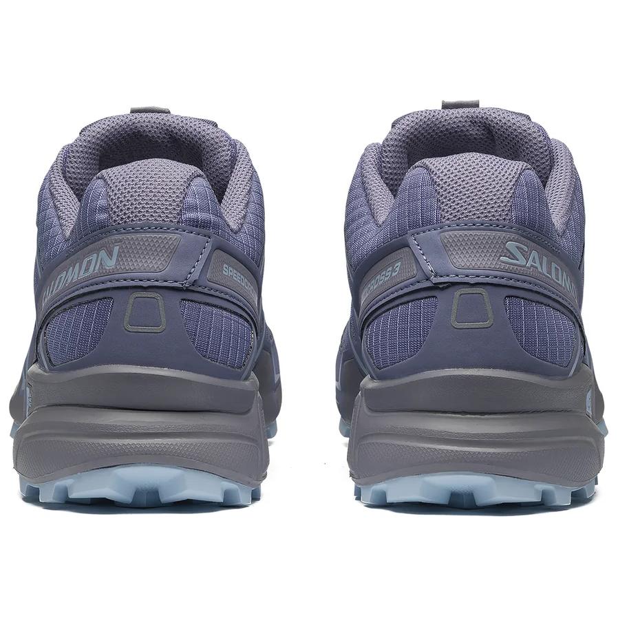 SALOMON Speedcross 3 Comfortable Durable Breathable Low Top Running Shoes Unisex Running Shoes Light-Blue 475876