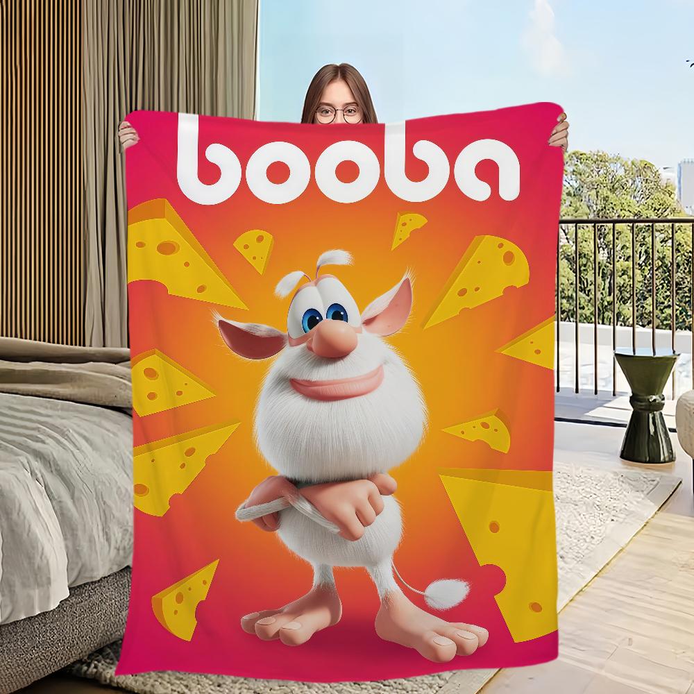 

Мультяшна Мила Ковдра B-Booba Фланелева тепла комфортна м яка плюшева ковдра Для Пікніка Ліжок Диванів Будинків І Спалень 50x60in