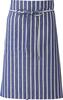 365methods Gabriel Garcon Waist Free With Length Navy Apron, Apron, Size, Pocket, 60cm, 100% Cotton, Unisex, Kitchen, Cafe, Simple, Striped,