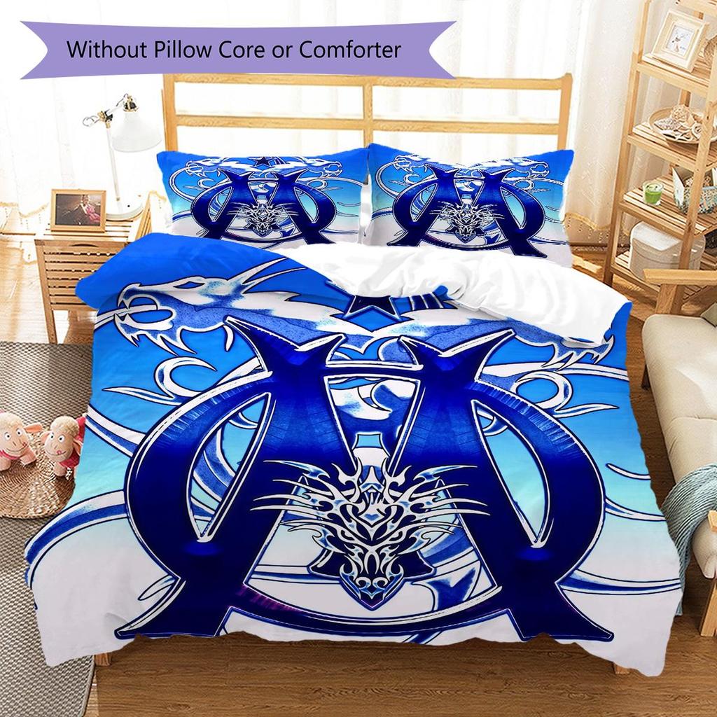 l'Oheme logo Bedding Quilt Set Quilt Cover Pillowcase Home Decoration Birthday Gift (1 * duvet cover + 2 * pillowcase, without core)
