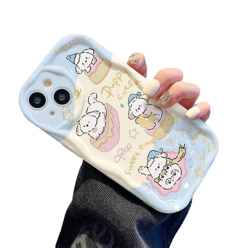 Cute Cat Puppy Phone Case For Samsung Galaxy S10 S20 S21 S22 S23 S24 FE Plus Ultra Note 20 Clear Case