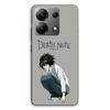 Phone Case - MANIACASE - Xiaomi Redmi Note 13 4G - Silicone TPU - Death Note Ryuzaki Pattern - Black
