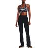 Under Armour Solid Color Flared Slim Fit Casual Pants Women bottoms Black 1374128-001