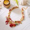 Bohemian Multilayer Handmade Beads Chain Necklace For Women Colorful Fish Starfish Shell Pendant Choker Girl Beach Party Jewelry