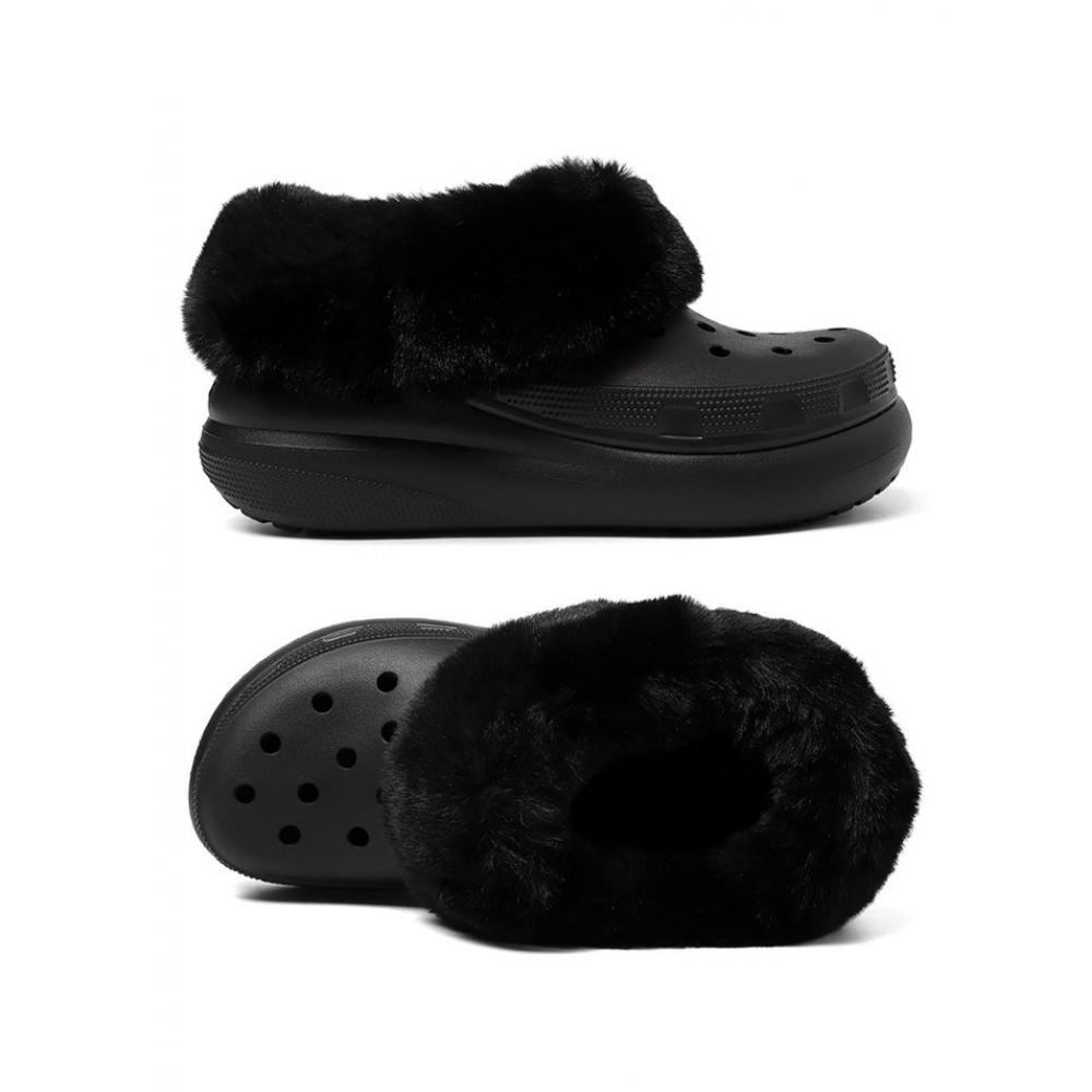 

Обувь для дома Crocs Forever Crush Fur 208446 001 black230