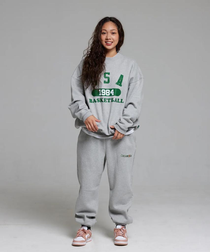 CREAM SODA LAB Usa Basketball Sweatshirt Gray