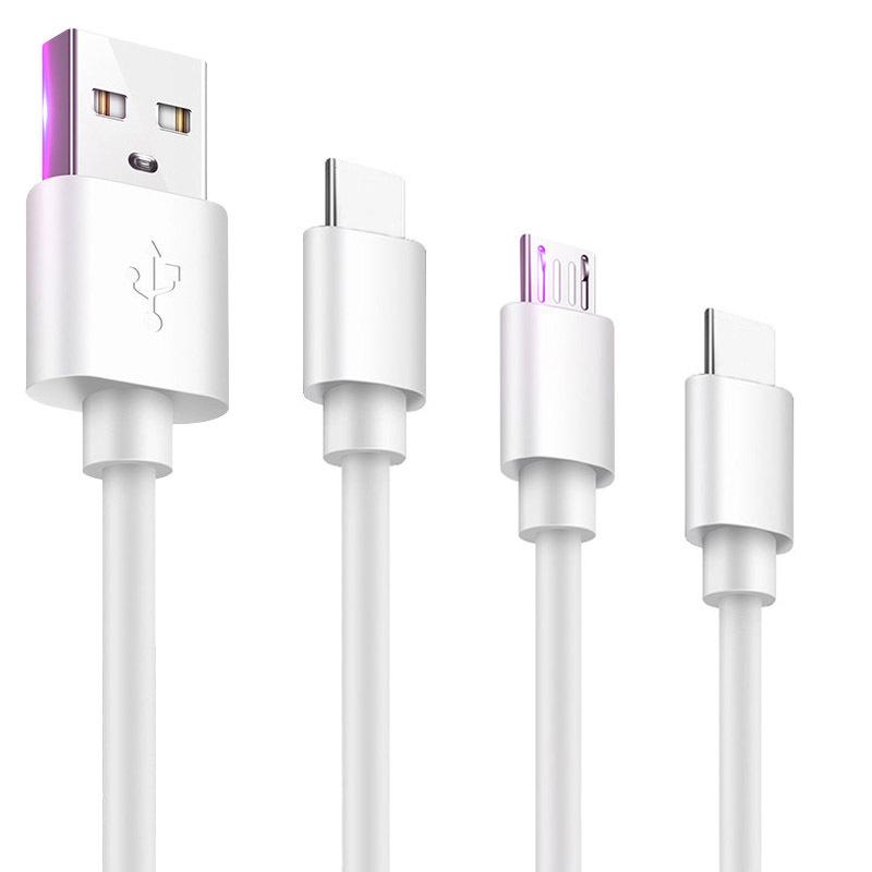 Xin Ming Jie Fast Charging Cable for iPhone, Android, V8, and Type-C Devices