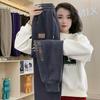 Damen Winterhose mit Fleecefutter, warm, dick, modisch, Thermo-Plüschhose, lässig, Sport-Jogginghose, Hose mit elastischer Taille