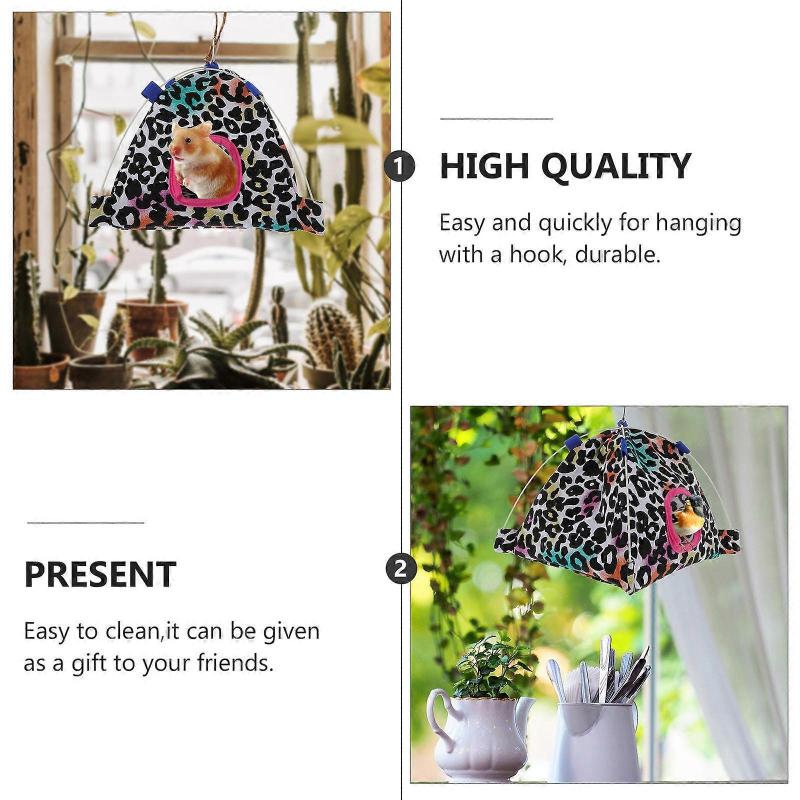 Pet Bed Tent for Small Pets Indoor Use Material Resting Function 1Pack