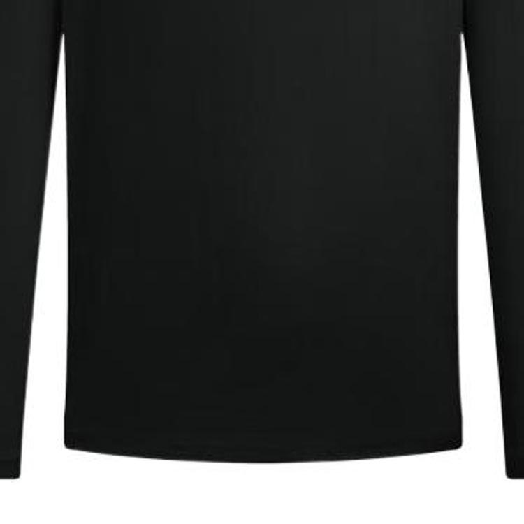 Armani Exchange FW22 Einfarbig Rundhals Pullover Langarm Sweatshirt Herren sweatshirt Schwarz 6LZMKC-ZJBVZ-1200