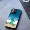 Dinosaur J-Joguman S-Studio Cute Phone Case Tempered Glass For IPhone 17 13 14 16 12 15 11 Pro Max Plus Mini X XR SE2020 Coque