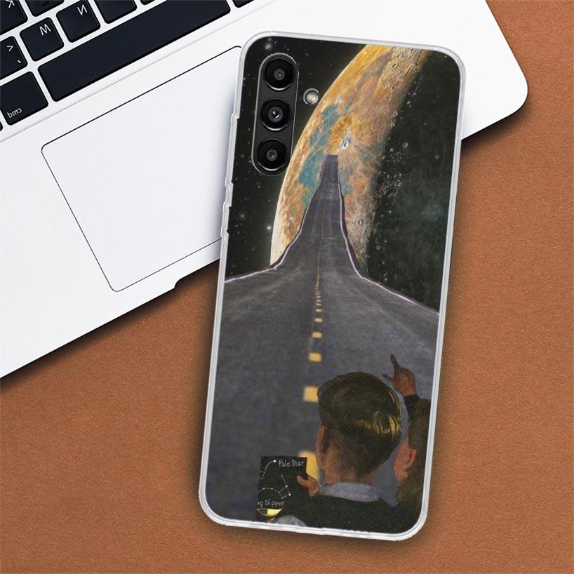 Van Gogh Mona Lisa Funny Art Phone Case For Samsung Galaxy A51 A71 A50 A70 A40 A30 A20E A10 A41 A31 A21S A11 A01 A6 A8 + A7 A9 P