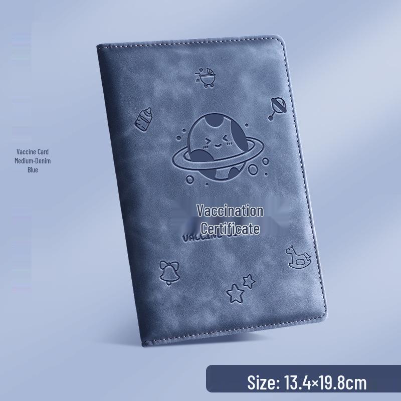 Zodiac Leather Vaccine & Birth Certificate Protective Cover 2025