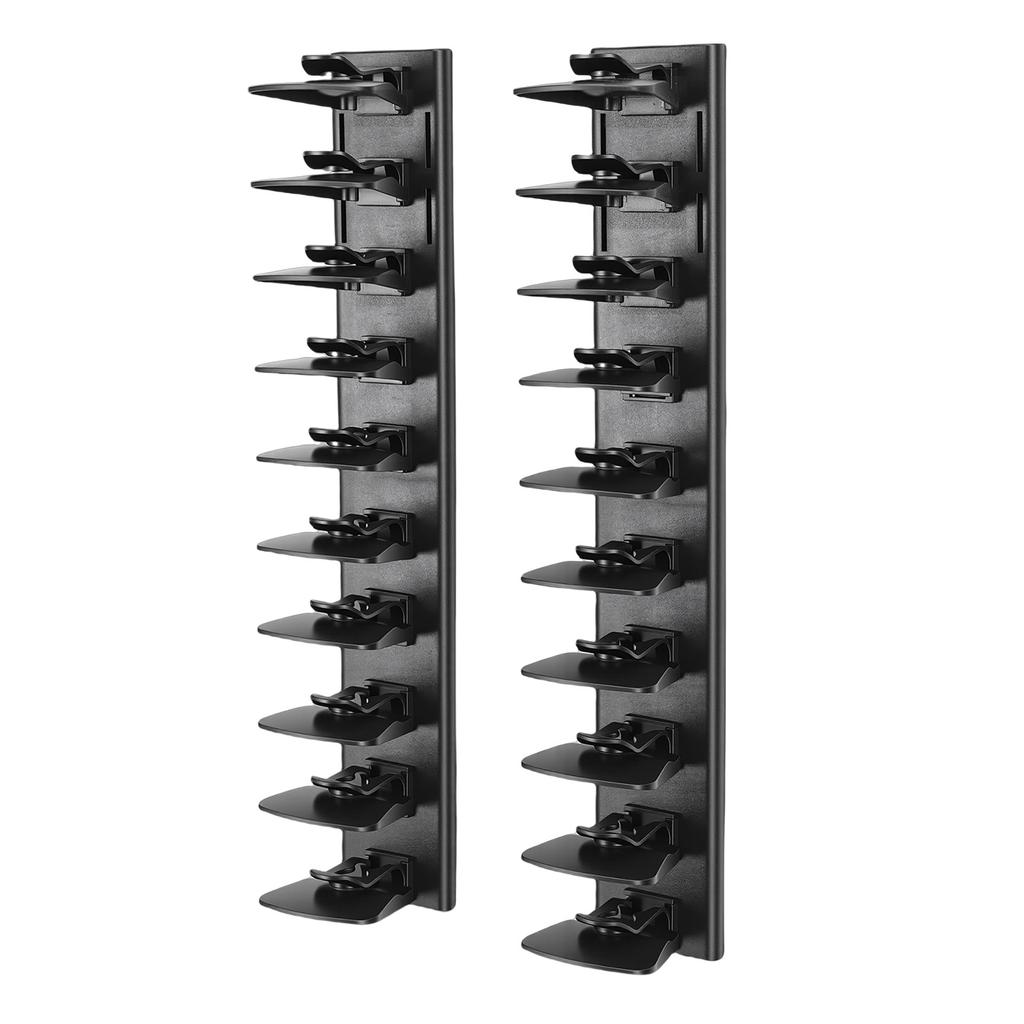 2 Pack Hat   for Baseball   ABS Wall Mounted Hat Hook Storage Display Rack Holds Up to 20 Hats with Strong Adhesive for Wall Closet Door