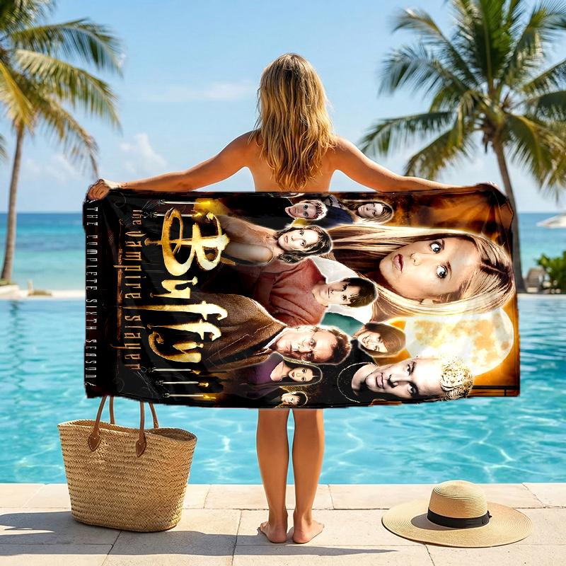 Buffy Fashion Beach Towel: Ideal for Summer Adventures Soft, absorbent and quick drying suitable for swimming and bathing