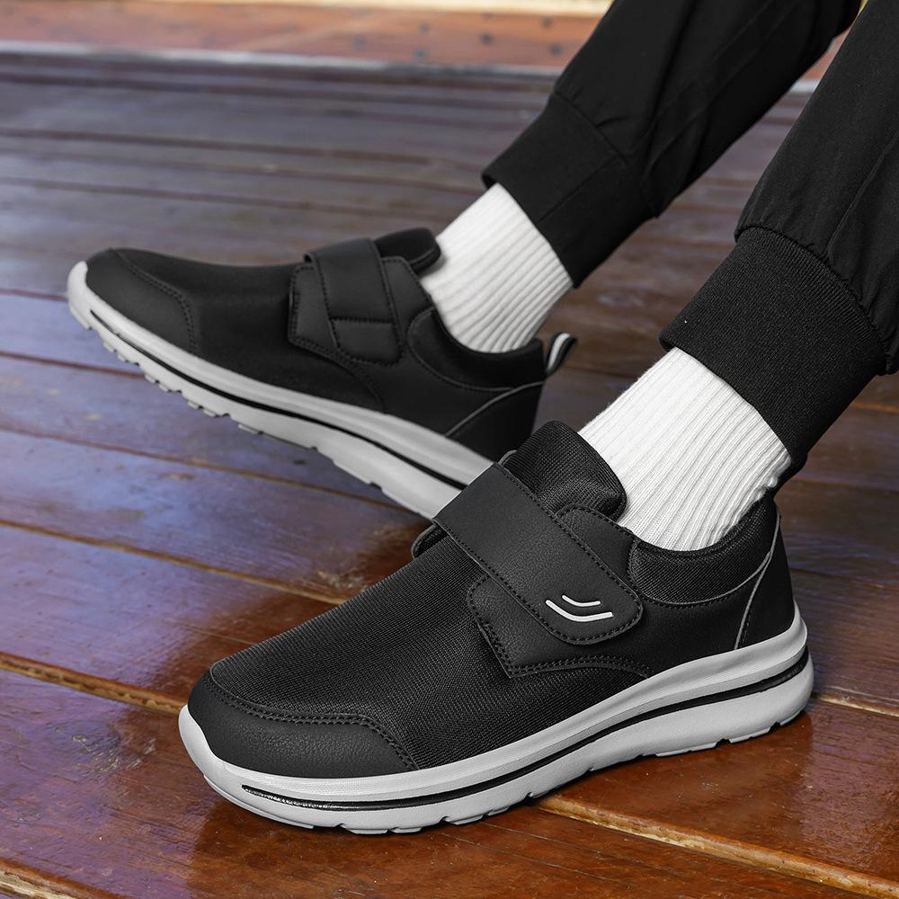 Special foot type widening toe in the elderly casual shoes men and women with the same comfortable soft-soled cushioning sports walking shoes