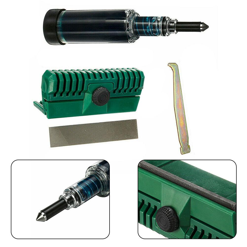 Cleaner Chainsaw Guide Grease Tool Polishing Blade 4 Pcs